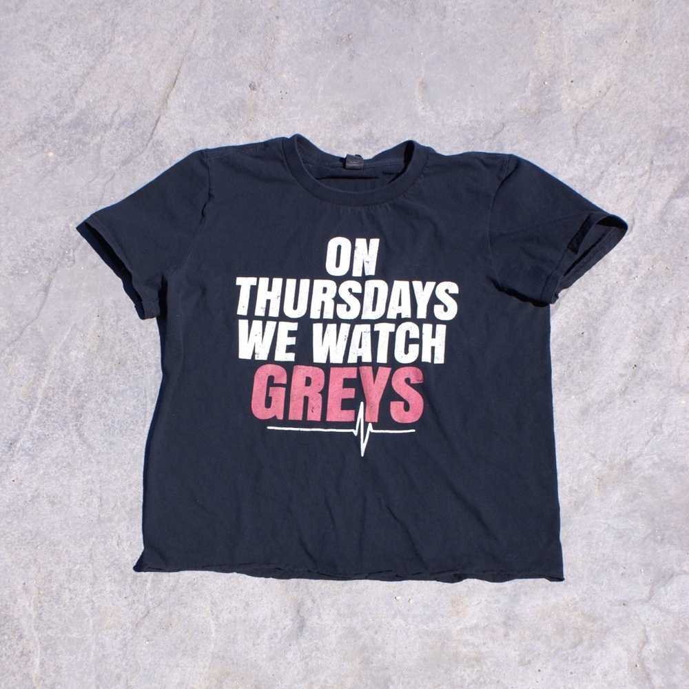 Cropped Grey’s Anatomy T-Shirt